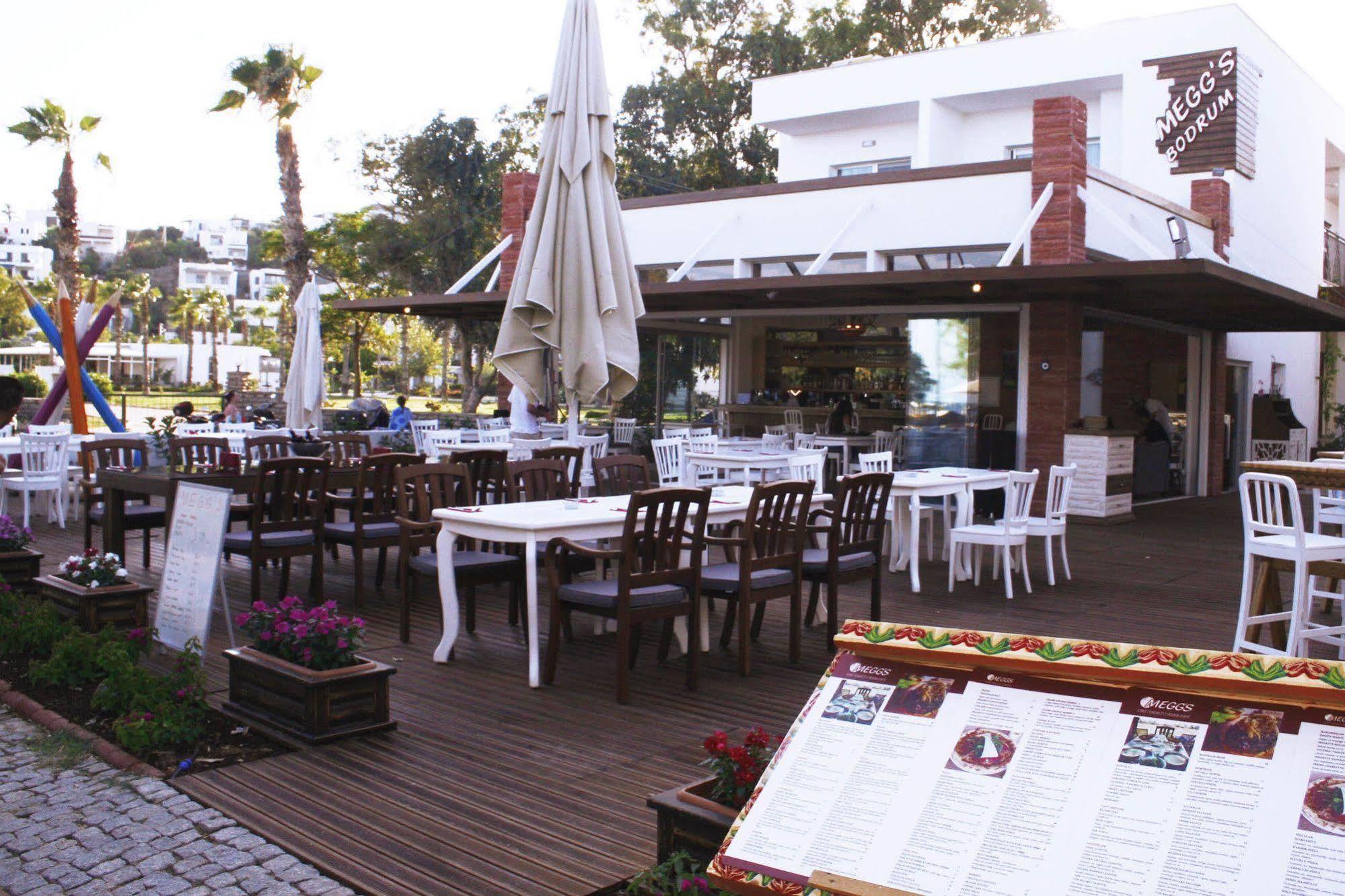 Meggs Bodrum Beach Restaurant & Hotel Ortakent Εξωτερικό φωτογραφία